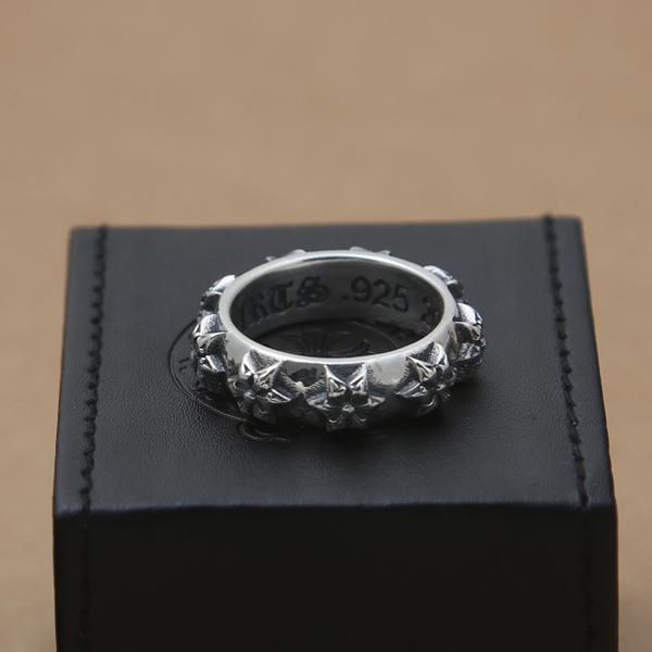 Brand new 925 sterling silver jewelry vintage American style designer band rings for men & women star shape unique ring gift free shipping