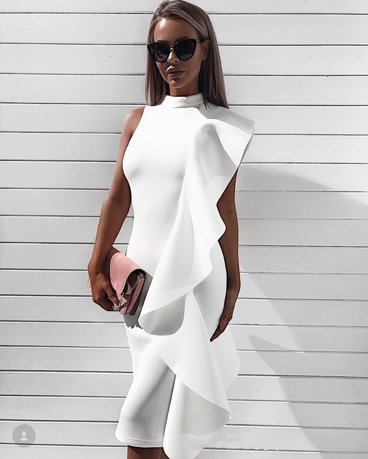 Fashion High Neck Sexy Knee Length Prom Evening Dresses New Ruffle Sheath Formal Party Dresses Black Dark Red Royal Blue In Stock