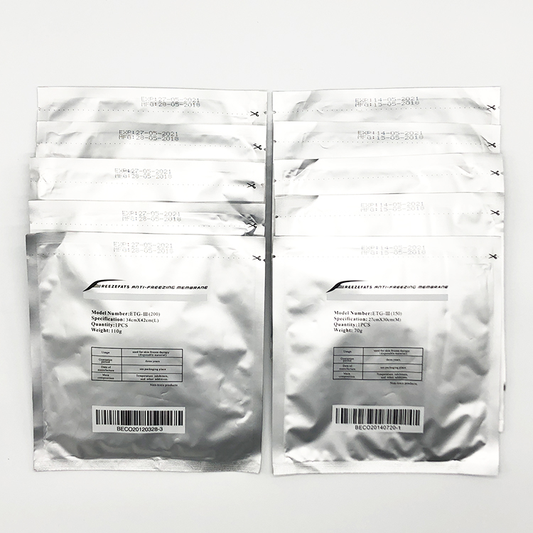 Antifreeze Membrane 34*42CM 12*12CM 32*32CM Antifreezing membrane Anti-freezing Film Pad For Fat Freezing 50PCS