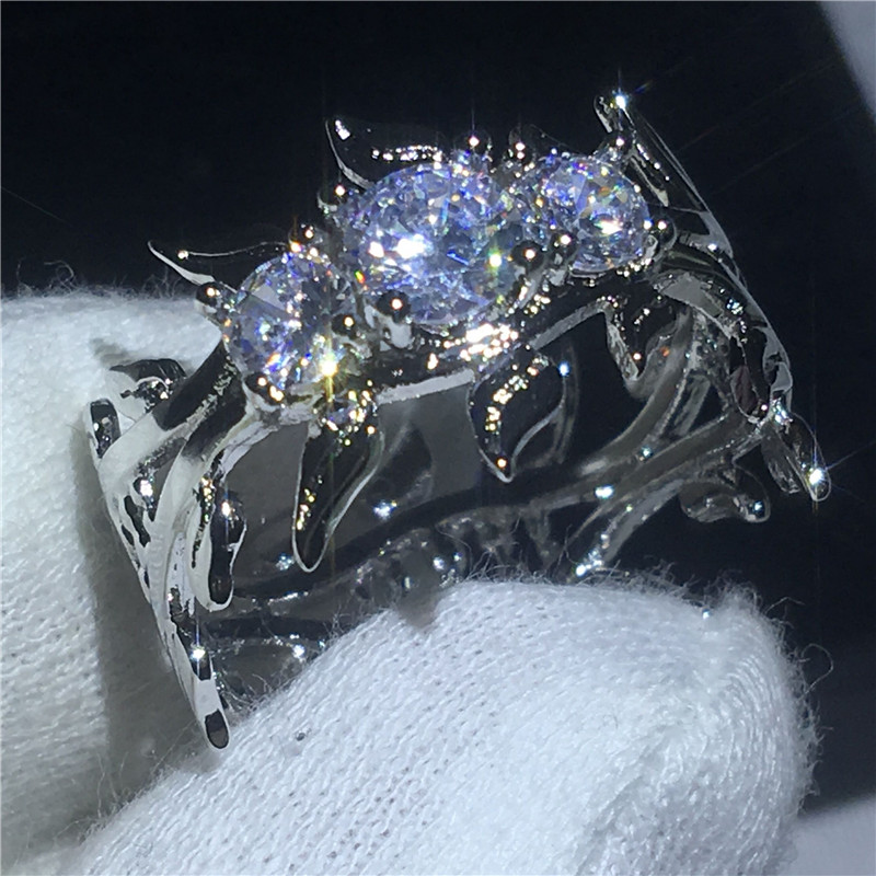 Handmade Flower Styles Engagement ring 5A zircon cz White Gold Filled Party wedding band rings for women Bridal Jewelry Gift
Handmade Flower Styles Engagement ring 5A zircon cz White Gold Filled Party wedding band rings for women Bridal Jewelry Gift