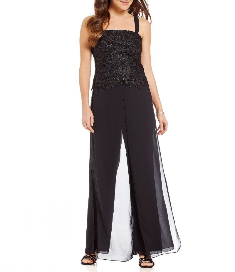 Cheap Pink Mother Of The Bride Pant Suits With Jacket Chiffon Lace Beach Wedding Guest Mothers Groom Dress Formal Outfit Garment Wear