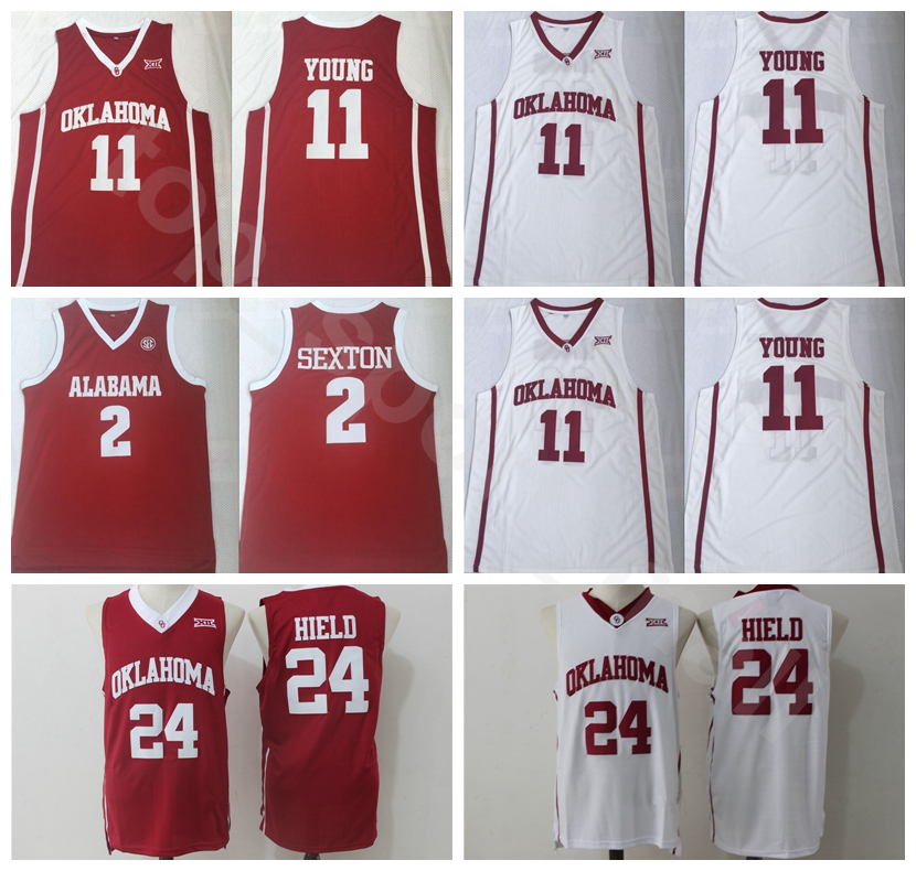 Men College Collin Sexton Jersey 2 Oklahoma Sooners Basketball Buddy Heild 24 Trae Young 11 Home Red Away White For Sport Fans University High Quality, Black
Men College Collin Sexton Jersey 2 Oklahoma Sooners Basketball Buddy Heild 24 Trae Young 11 Home Red Away White For Sport Fans University High Quality, Black