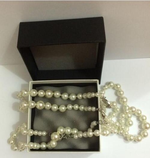 Hot sell !Classics fashion pearl bead necklace for women Pendant necklace for wedding jewelry 2 color crystal long necklaces, Silver
Hot sell !Classics fashion pearl bead necklace for women Pendant necklace for wedding jewelry 2 color crystal long necklaces, Silver