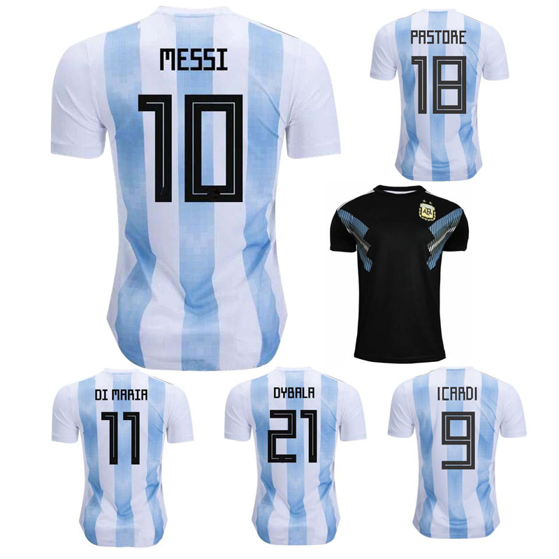 2018 World Cup Argentina Soccer Jerseys 18 19 MESSI home Away DI MARIA AGUERO thai quality Argentina football shirts, White
2018 World Cup Argentina Soccer Jerseys 18 19 MESSI home Away DI MARIA AGUERO thai quality Argentina football shirts, White