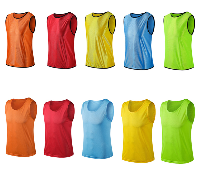 Mesh Training Vests Football Vest Breathable Adults Jerseys Bibs for Volleyball Soccer Basketball Multi-color optional 2 Styles Select, B blue
Mesh Training Vests Football Vest Breathable Adults Jerseys Bibs for Volleyball Soccer Basketball Multi-color optional 2 Styles Select, B blue