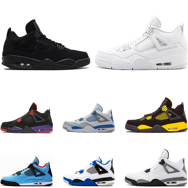Top 4 4s Basketball Shoes for men bred Cactus Jack Pure money Thunder Raptor Mens trainer athletic new Sports Sneaker drop shipping, White cement
Top 4 4s Basketball Shoes for men bred Cactus Jack Pure money Thunder Raptor Mens trainer athletic new Sports Sneaker drop shipping, White cement