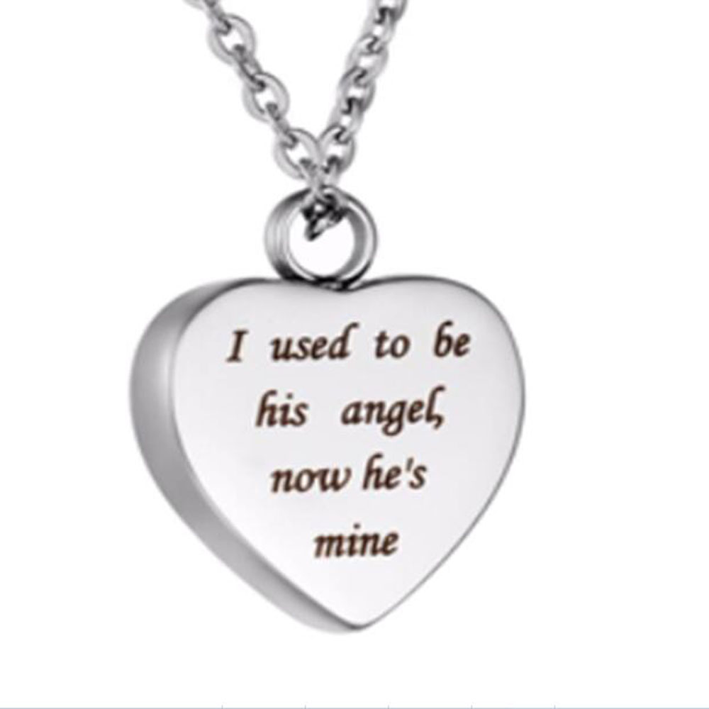 Wholesale funeral jewelry engraving angel heart-shaped perfume bottle ash suspension cremation stainless steel memorials lover's necklace
Wholesale funeral jewelry engraving angel heart-shaped perfume bottle ash suspension cremation stainless steel memorials lover's necklace