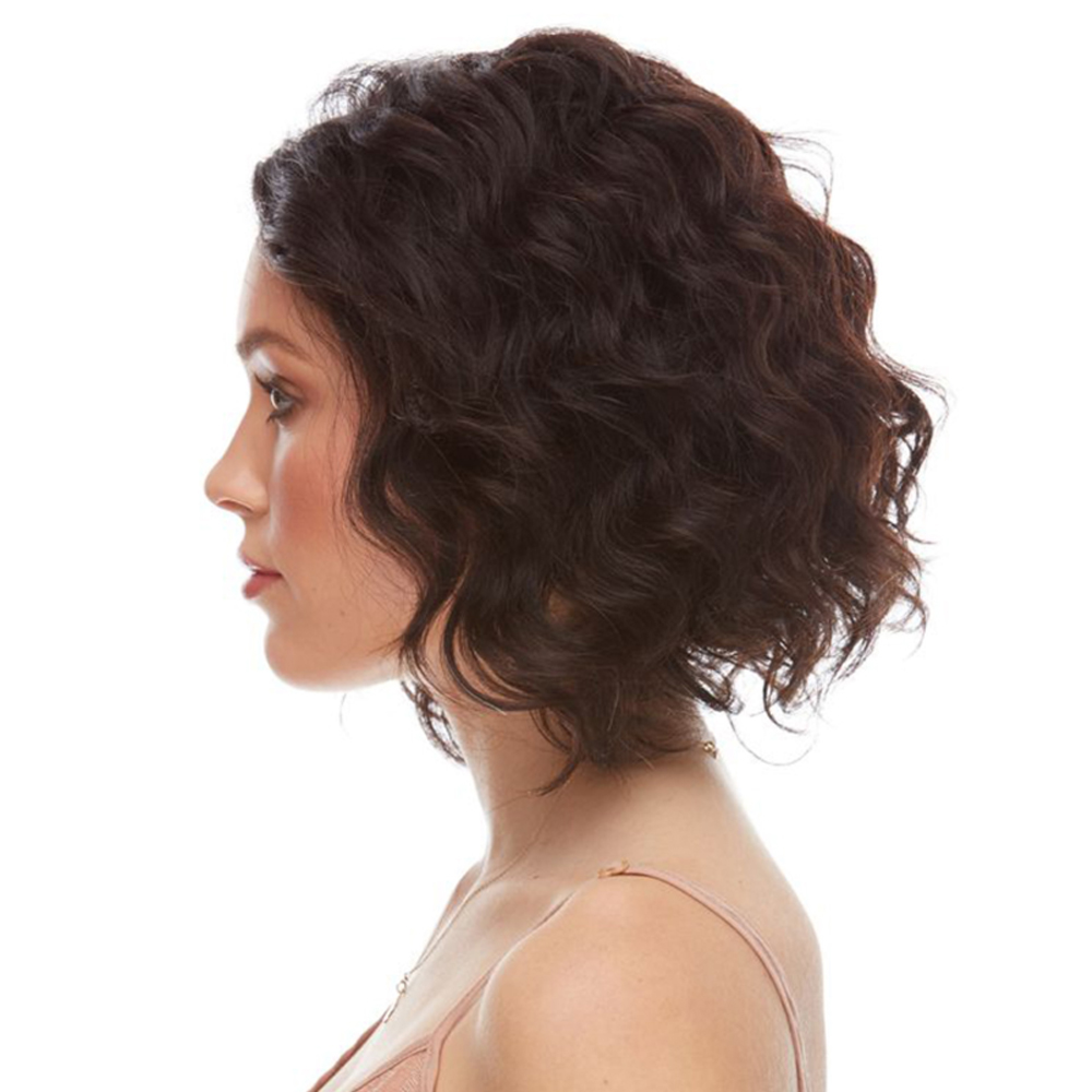 short bob wigs Brazilian 150 Density 10 inch 2# color natural wave Lace front Human hair Wigs with Baby Hair human hair wigs