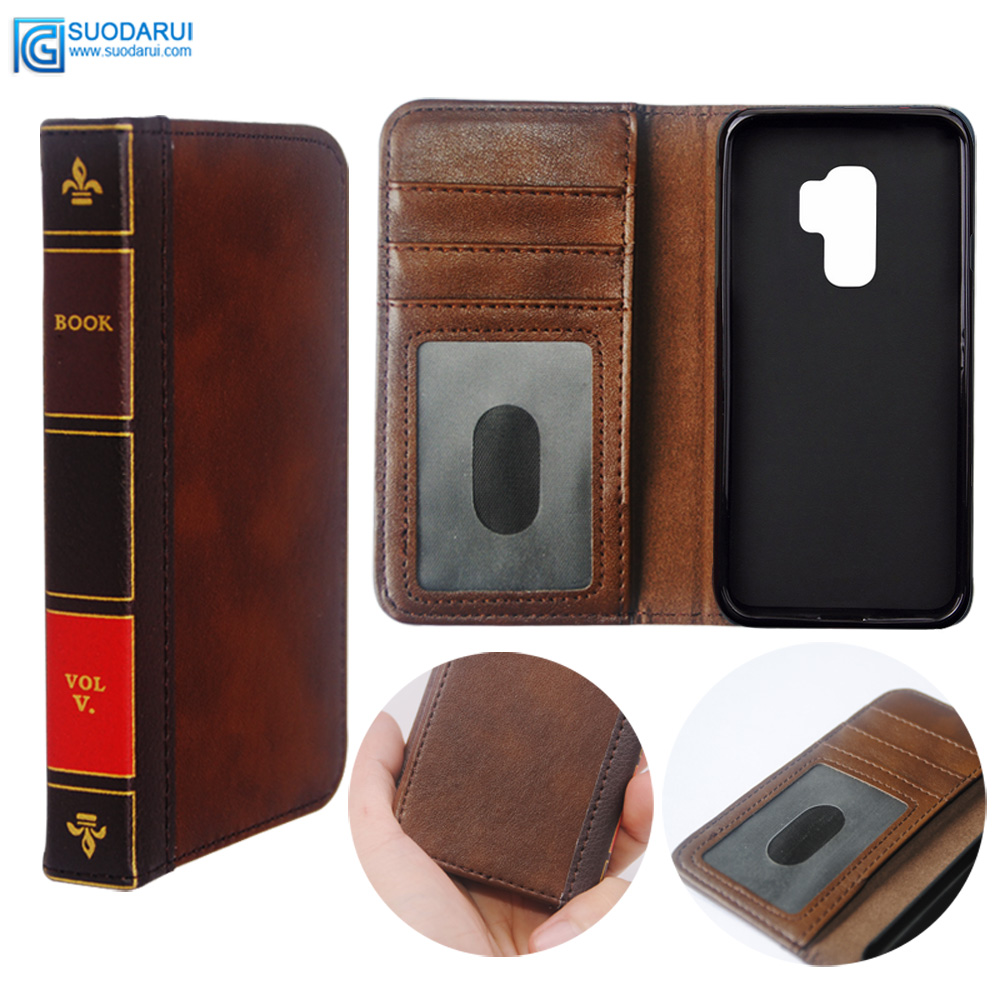 Flip Leather cell Phone Case for samsung galaxy S9 Plus /S7/S8plus Cover Wallet Retro Bible Vintage Book Business Pouch, S7 brown
Flip Leather cell Phone Case for samsung galaxy S9 Plus /S7/S8plus Cover Wallet Retro Bible Vintage Book Business Pouch, S7 brown