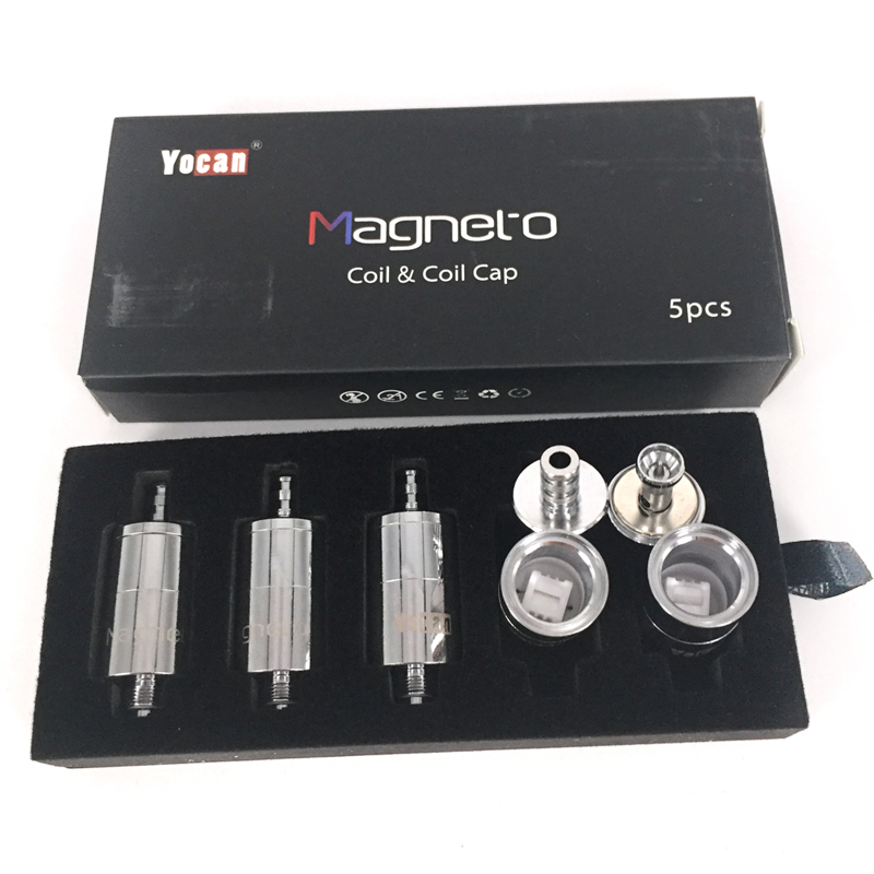 Authentic Yocan Magneto Coils Ceramic Coils Wax Coils With Modern Magnetic Connetion Dab Tool Coil Cap Included
Authentic Yocan Magneto Coils Ceramic Coils Wax Coils With Modern Magnetic Connetion Dab Tool Coil Cap Included