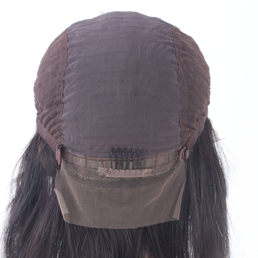 Natural Color full lace human hair wigs lace front wigs for black women kinky straight Brazilian Peruvian Malaysian Indian virgin hair