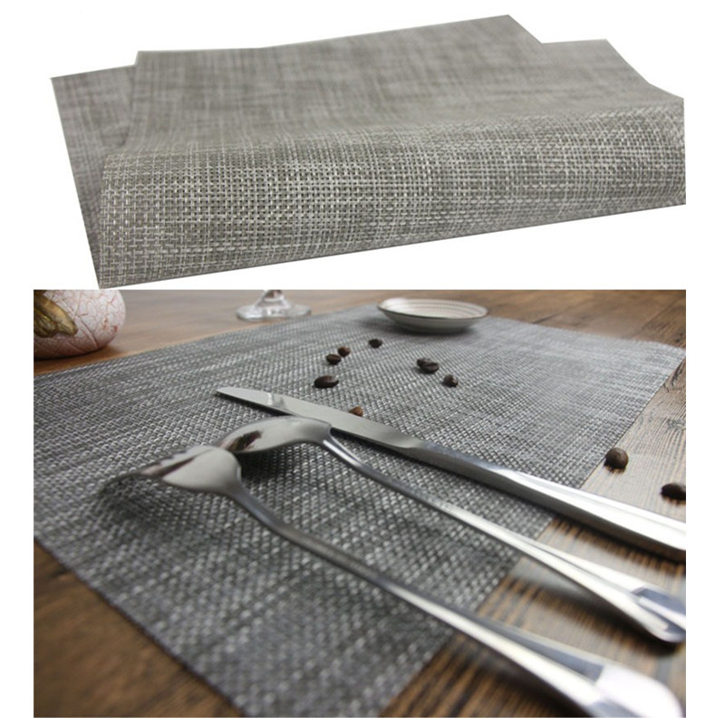 8 Color Placemats for Table Kitchen Placemats Dining Table Mat Anti-Slip Heat insulation Table Mats Pads