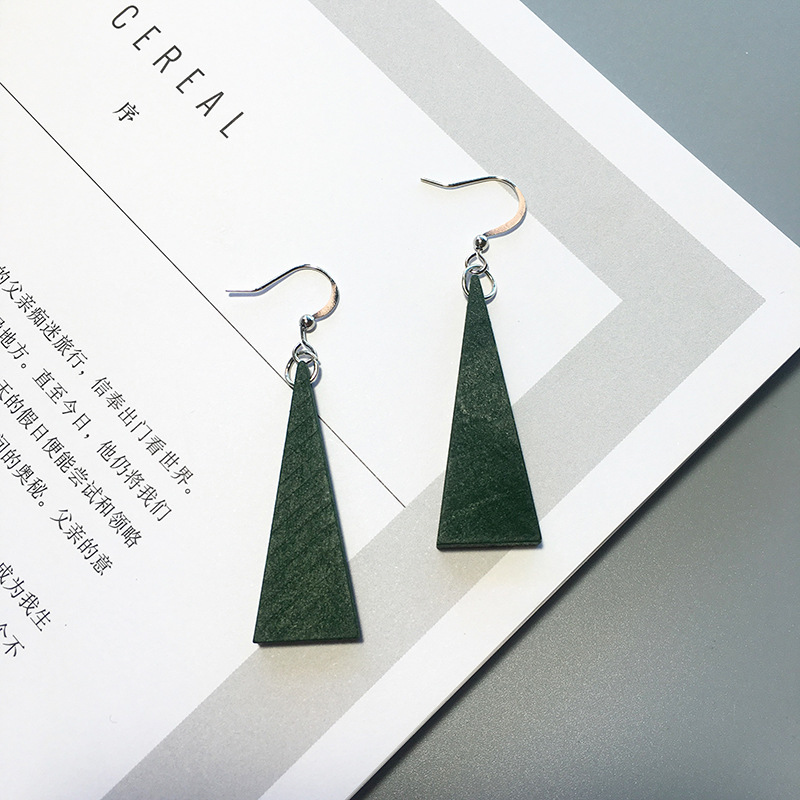 Vintage Statement Women Earring of Ethnic Long Drop Wood Circle Earrings for Women Jewelry Gifts