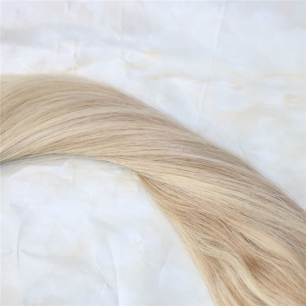 One piece Clip in Hair Extension Bordic Ombre Balayage Color Long Straight Remy Hair Easy to wear 3/4 Full Head 5 Clips