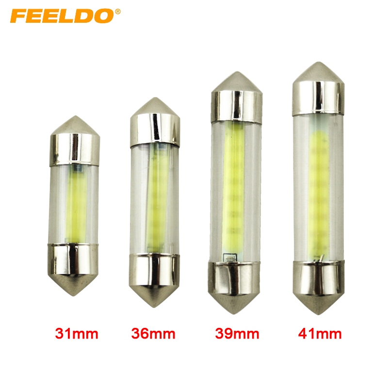 FEELDO 10PCS White Car Interior Glass Lens Case C5W Festoon Dome COB 12 Chips LED Light 31/36/39/41mm Reading Light DC12V #2720
FEELDO 10PCS White Car Interior Glass Lens Case C5W Festoon Dome COB 12 Chips LED Light 31/36/39/41mm Reading Light DC12V #2720