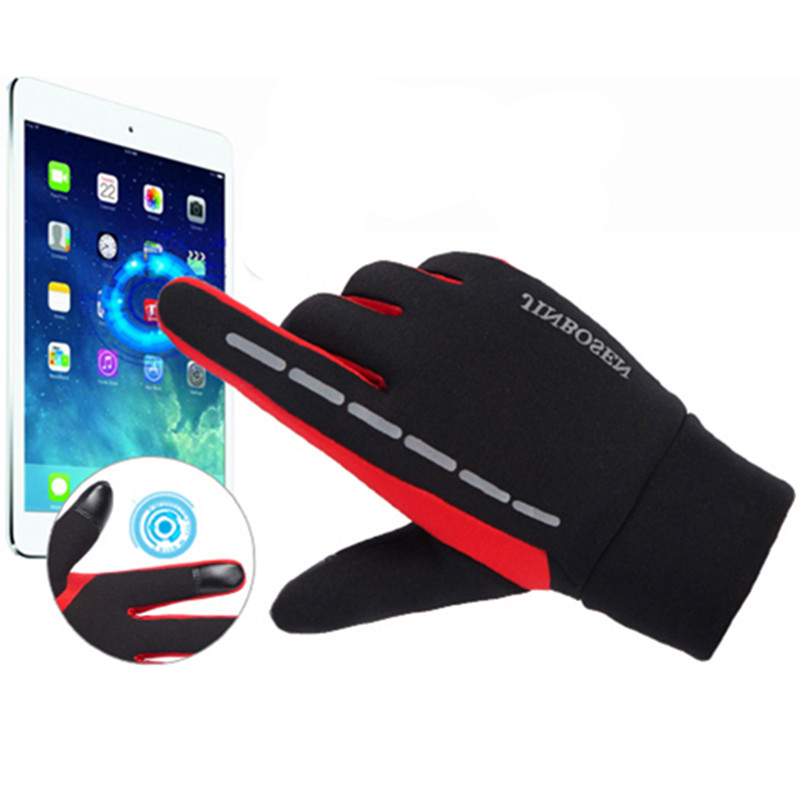 Warm In Winter Bike Gloves Thermal Full Finger Cycling Gloves Windproof Outdoor Sports Bike Bicycle Long Gloves for Man Woman