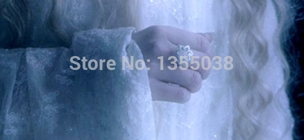 LOTR of The ring Galadriel Nenya Zircon 5A Zircon stone 925 Soild Sterling Silver Wedding Ring For women Size 511 gift