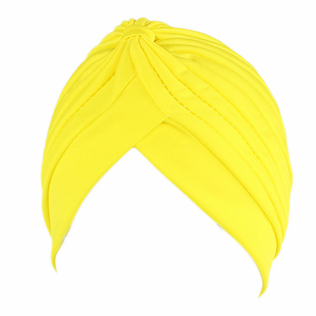 New Muslim Women Ruffle Solid Cotton Turban Hat Scarf Bandanas Cancer Chemo Beanies Headwear Head Wrap Cap Hair Loss Accessories