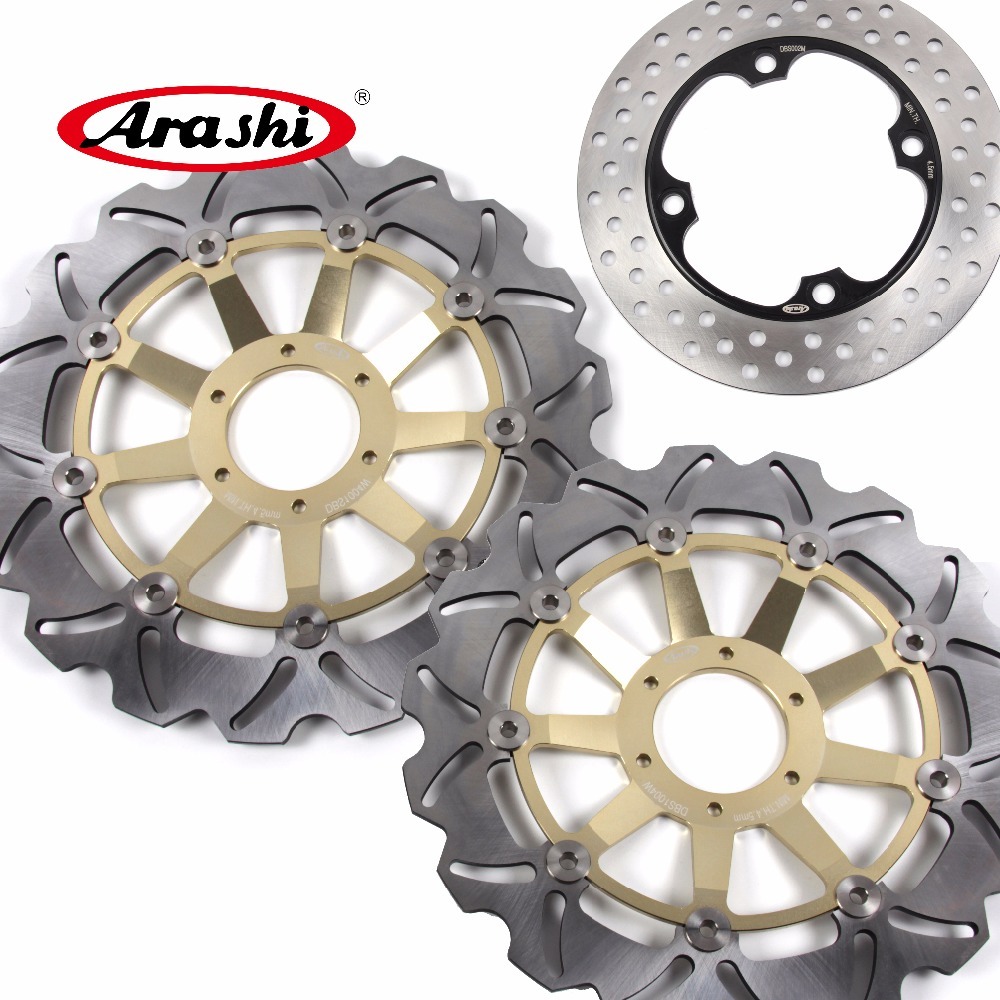 Arashi 1 Set For Honda CBR900RR 1992 1993 Floating Front Rear Brake Disk Disc Rotor Motorcycle CNC Aluminum CBR 900 RR CBR900
Arashi 1 Set For Honda CBR900RR 1992 1993 Floating Front Rear Brake Disk Disc Rotor Motorcycle CNC Aluminum CBR 900 RR CBR900