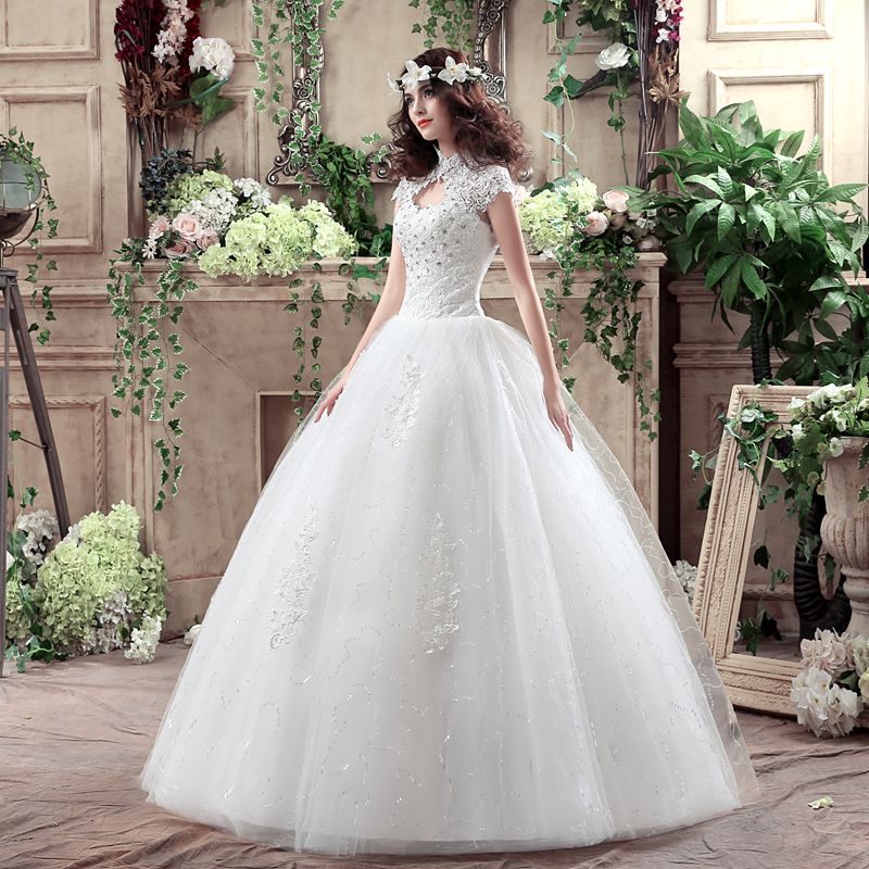2018 New Arrive Lace Sweetheart Short Wedding Dress Cheap Plus Size Fashionable Bride Dresses Vintage Ball Gown vestido de noiva