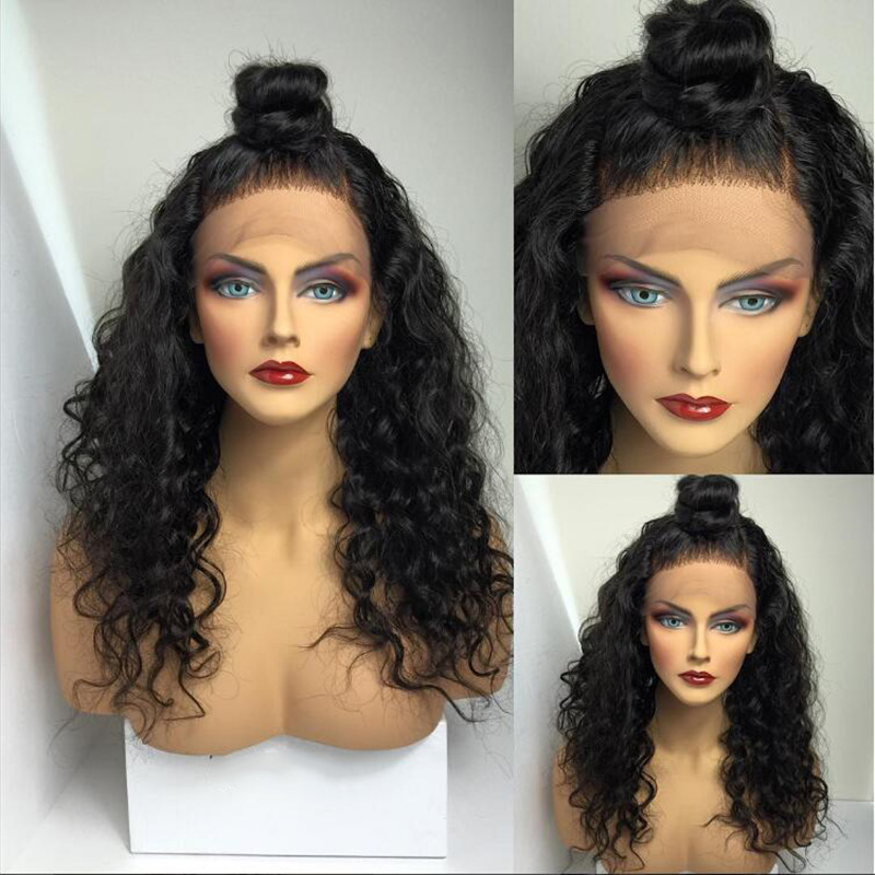 High quality loose curl Black Wig Glueless Heat Resistant Synthetic Lace Front Wig With Baby Hair Free Part Kinky Curly Wigs For Black Women
High quality loose curl Black Wig Glueless Heat Resistant Synthetic Lace Front Wig With Baby Hair Free Part Kinky Curly Wigs For Black Women
