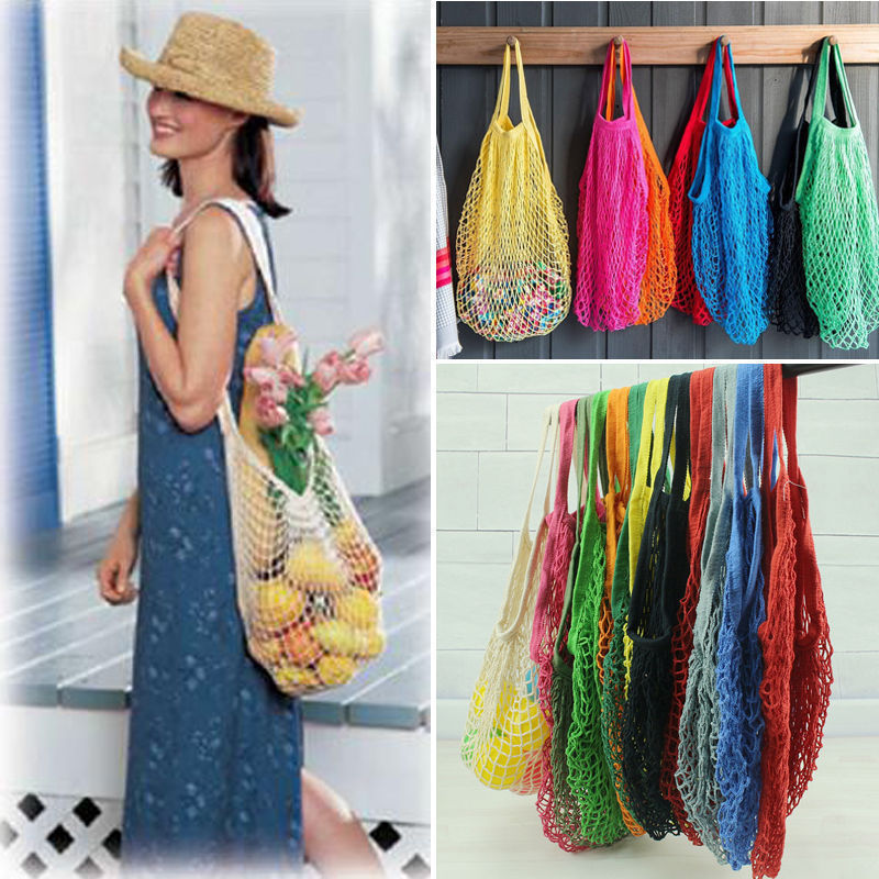 12Colors Fashion Shopping Mesh Bag Convenient Reusable Fruit String Grocery Shopper Cotton Tote Vegetables Storage Outdoor Handbag AAA568, As pic
12Colors Fashion Shopping Mesh Bag Convenient Reusable Fruit String Grocery Shopper Cotton Tote Vegetables Storage Outdoor Handbag AAA568, As pic