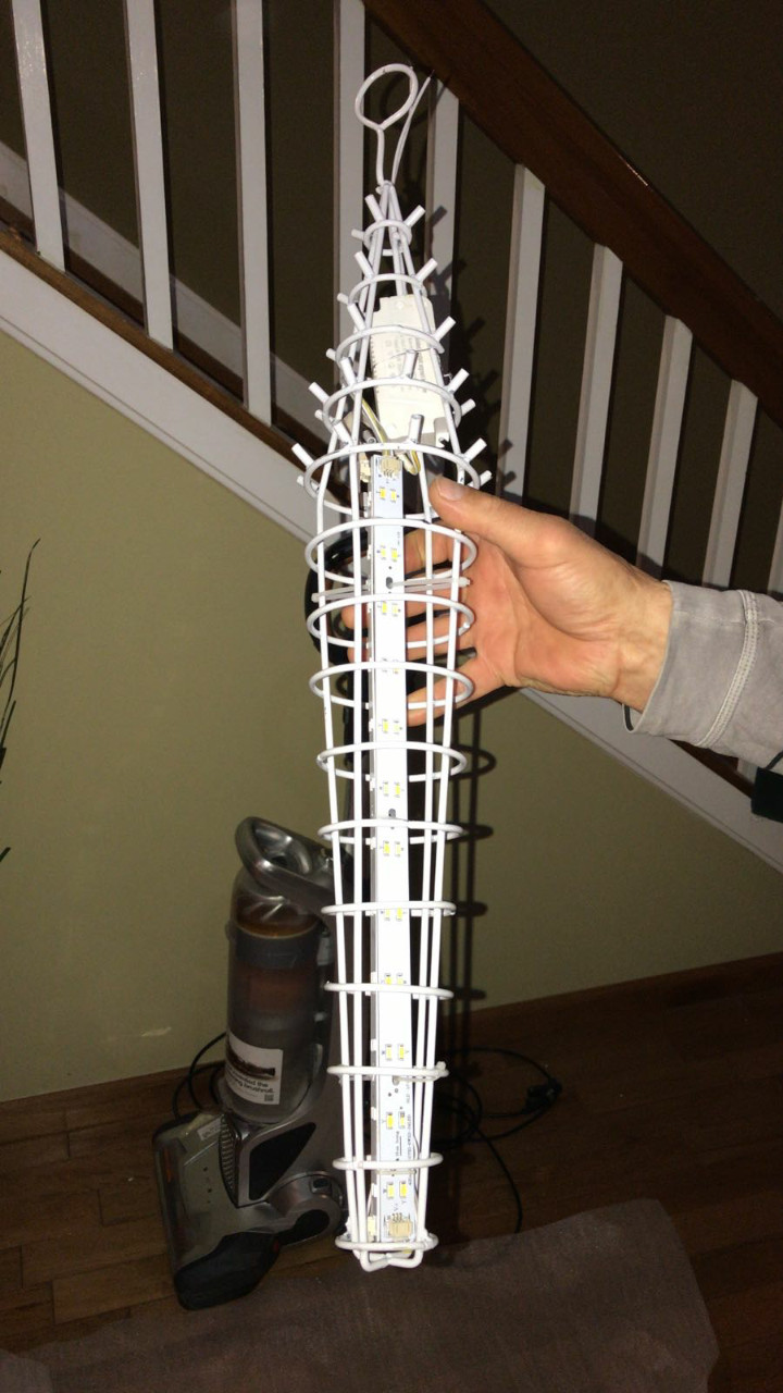 Custom Elegant Style Hand Blown Murano Glass Chandelier Lamp in Milky White Color Urban Design for Table Top Decoration