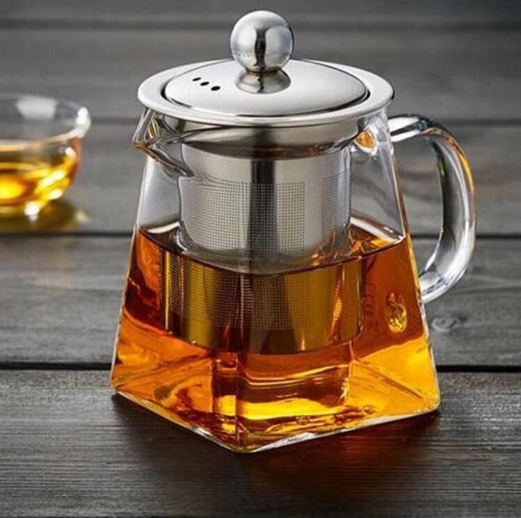 New High Quality Stainless Steel Infuser Filter Clear Heat Resistant Glass Tea Pot for Chinese Tea
New High Quality Stainless Steel Infuser Filter Clear Heat Resistant Glass Tea Pot for Chinese Tea