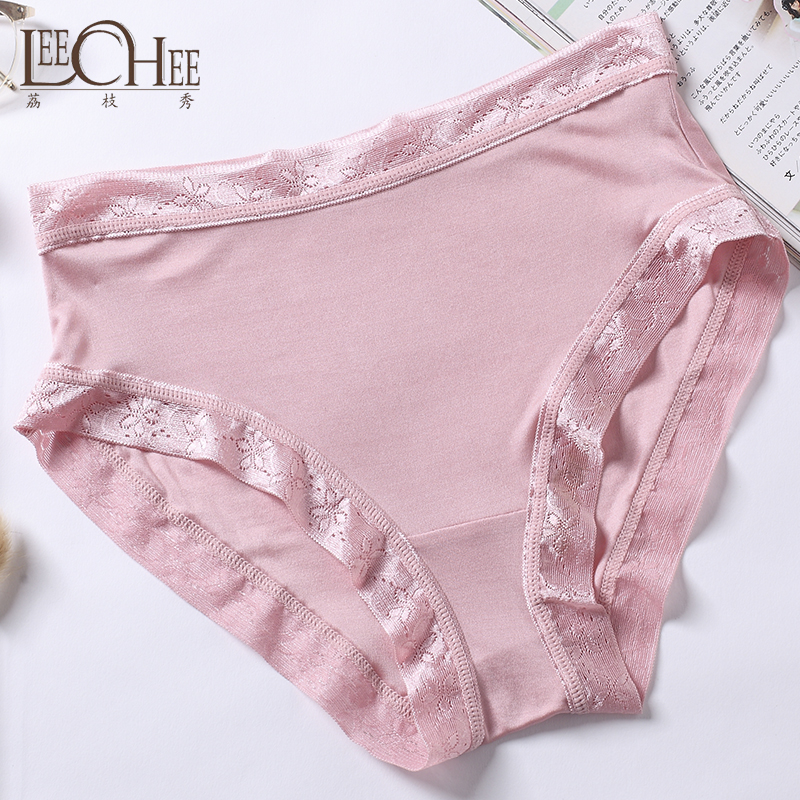 Leechee LVFAN Female Summer Silk Lace Thin Section Briefs Panties Breathable Comfort Lingerie Ladies Panties Silk 1pcs/lot, Beige
Leechee LVFAN Female Summer Silk Lace Thin Section Briefs Panties Breathable Comfort Lingerie Ladies Panties Silk 1pcs/lot, Beige