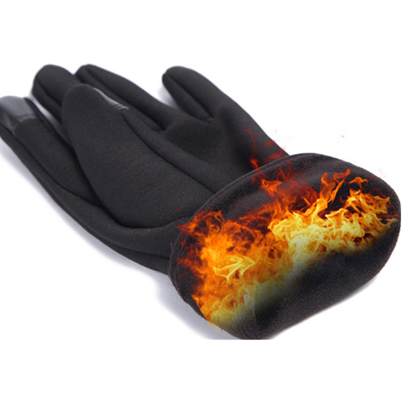 Warm In Winter Bike Gloves Thermal Full Finger Cycling Gloves Windproof Outdoor Sports Bike Bicycle Long Gloves for Man Woman