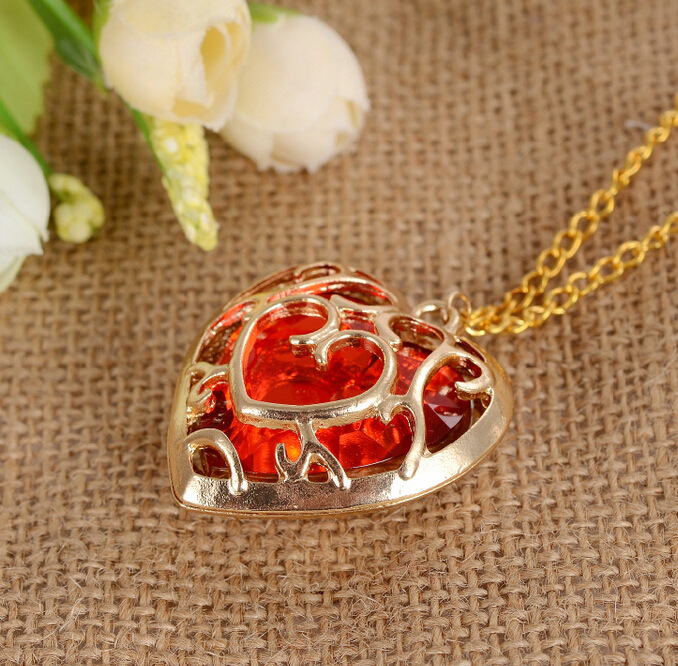 Pretty Heart Pendant Necklace Anime For Game The Legend of Zelda Necklace Metal Long Chain Sweater Necklace
Pretty Heart Pendant Necklace Anime For Game The Legend of Zelda Necklace Metal Long Chain Sweater Necklace