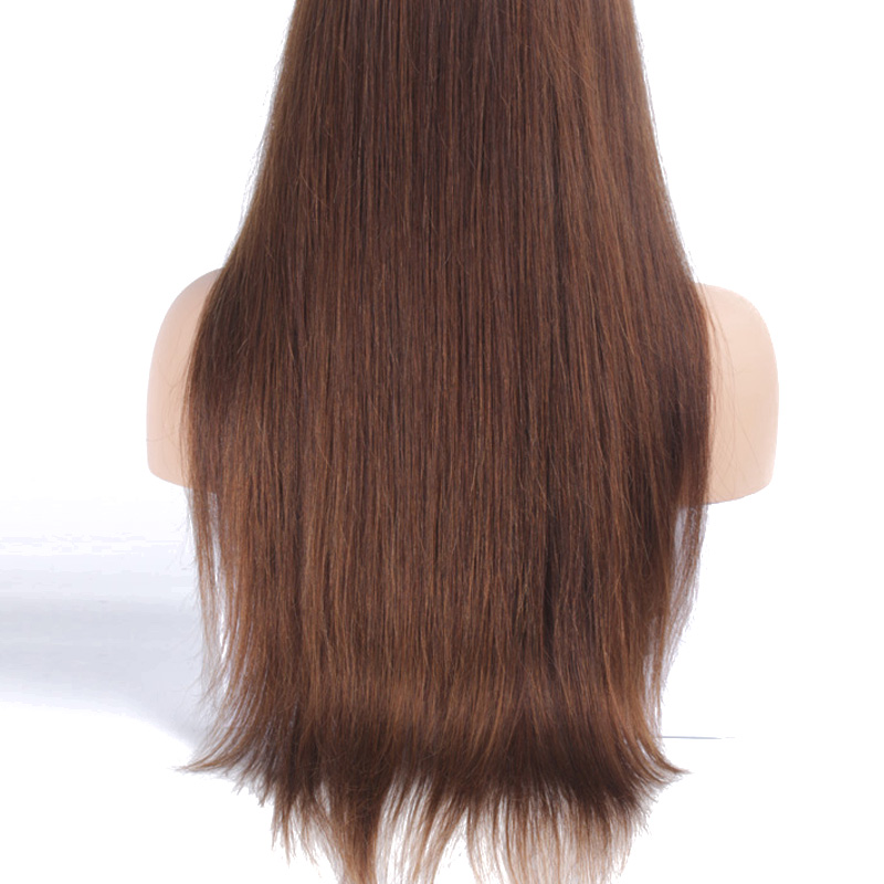 Wholesale Price Brazilian Virgin Hair Lace Wig 4# Silk Straight 20inch 22inch 24inch Hair Wigs Free Shipping