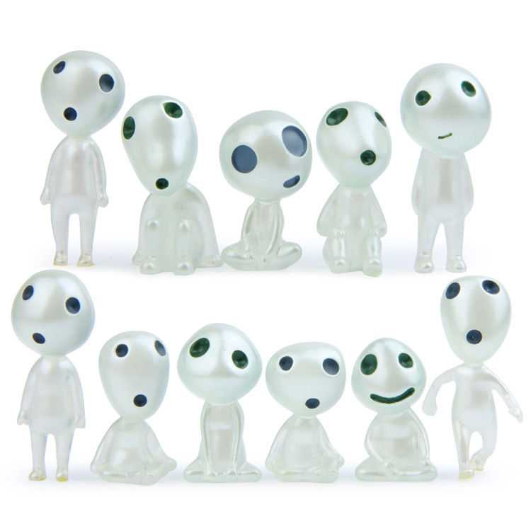 11 Pcs/set Princess Mononoke luminous tree elves Spirit Kodama gardening potted decoration Micro Landscape accessories
11 Pcs/set Princess Mononoke luminous tree elves Spirit Kodama gardening potted decoration Micro Landscape accessories