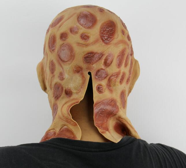 Burn Face Horror Mask Realistic Adult Party Costume Horror Mask Scary Halloween Carnival Cosplay Zombie Mask