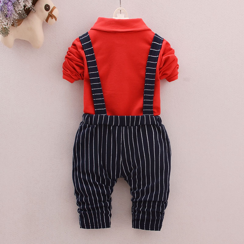 Baby Boy Wedding Formal Tuxedo Suit Bowtie Gentleman Shirt Pants Newborn Outfit baby kids boy gentleman Sling formalset