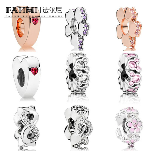 FAHMI 100% 925 Sterling Silver pandora Heart Rose Gold Daisy Charm Tear Drop spacer Orchid Elegant Zircon Spacer Beads Bracelet
FAHMI 100% 925 Sterling Silver pandora Heart Rose Gold Daisy Charm Tear Drop spacer Orchid Elegant Zircon Spacer Beads Bracelet