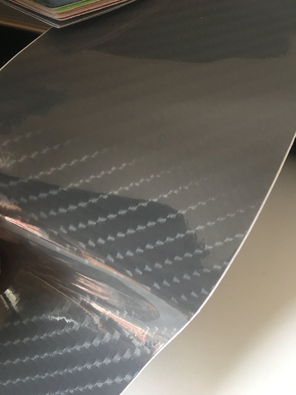 Gray 6D Gloss Carbon Fiber Vinyl For Car Wrap covering sign Like Real Carbon Fibre Film With Air bubble Free 1.52*20M/Roll 5x66ft