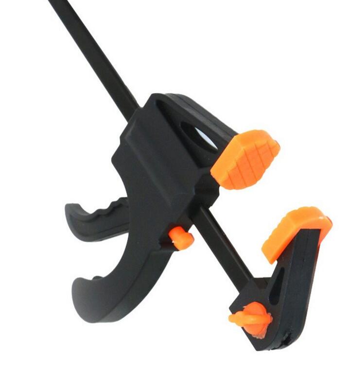 New 4 24Inch Quick Ratchet Release Speed Squeeze Wood Working Work Bar Clamp Clip Kit Spreader Gadget Tool DIY Hand P225915791