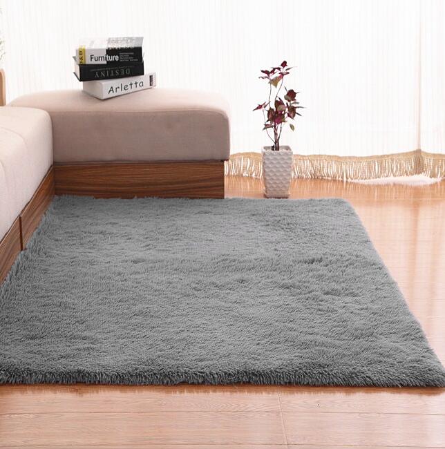 Large Size Plush Shaggy carpet fluffy carpet for Living Room Bedroom kids rug home mat non-slip 200*50 200*80 sofa table mat