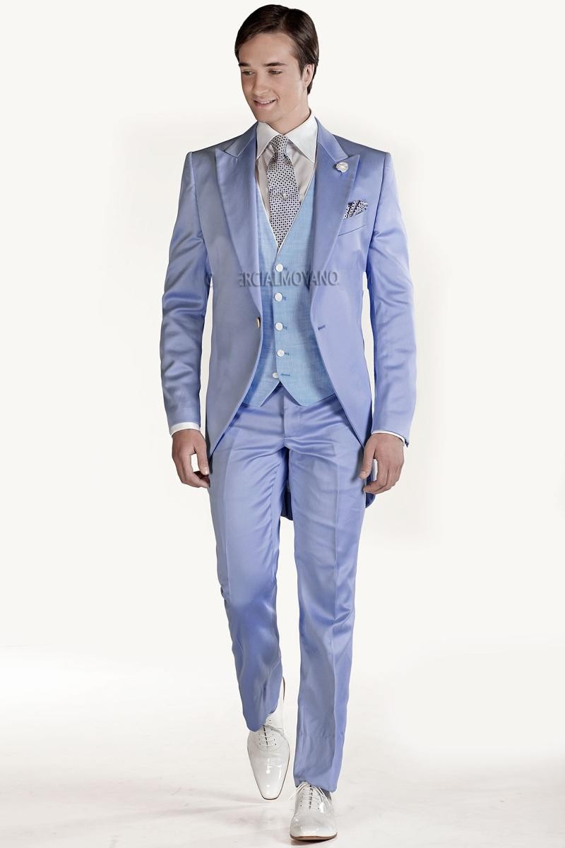 New Design Blue Tailcoat Groom Tuxedos Morning Style Men Wedding Wear High Quality Men Formal Prom Party Suit(Jacket+Pants+Tie+Vest)1002, Same as image
New Design Blue Tailcoat Groom Tuxedos Morning Style Men Wedding Wear High Quality Men Formal Prom Party Suit(Jacket+Pants+Tie+Vest)1002, Same as image