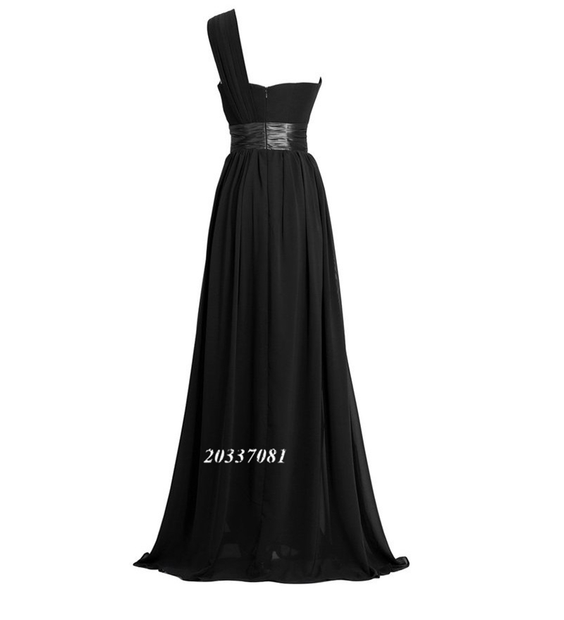 2018 New Sexy Long Chiffon Prom Dresses A Line Appliques Plus Size Floor-Length Formal Evening Homecoming Party Gown QC1168