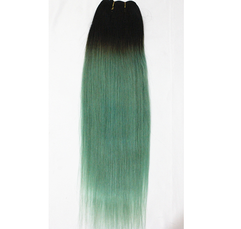 Indian Raw Human Hair Extensions 4 Bundles Hair Extensions Double Wefts 1B/Blonde 1B/light-grey 1B/red Indian Hair Bundles 10-18inch