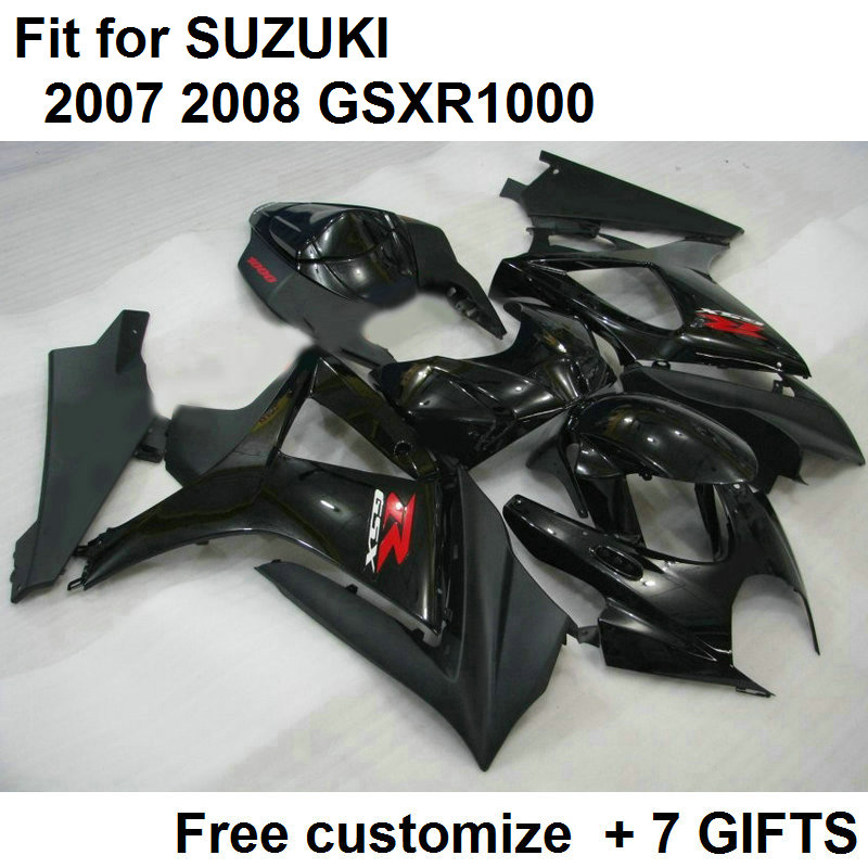 7 gifts fairing kit for Suzuki GSXR1000 07 08 black fairings set GSXR1000 2007 2008 FV03, Same as picture
7 gifts fairing kit for Suzuki GSXR1000 07 08 black fairings set GSXR1000 2007 2008 FV03, Same as picture