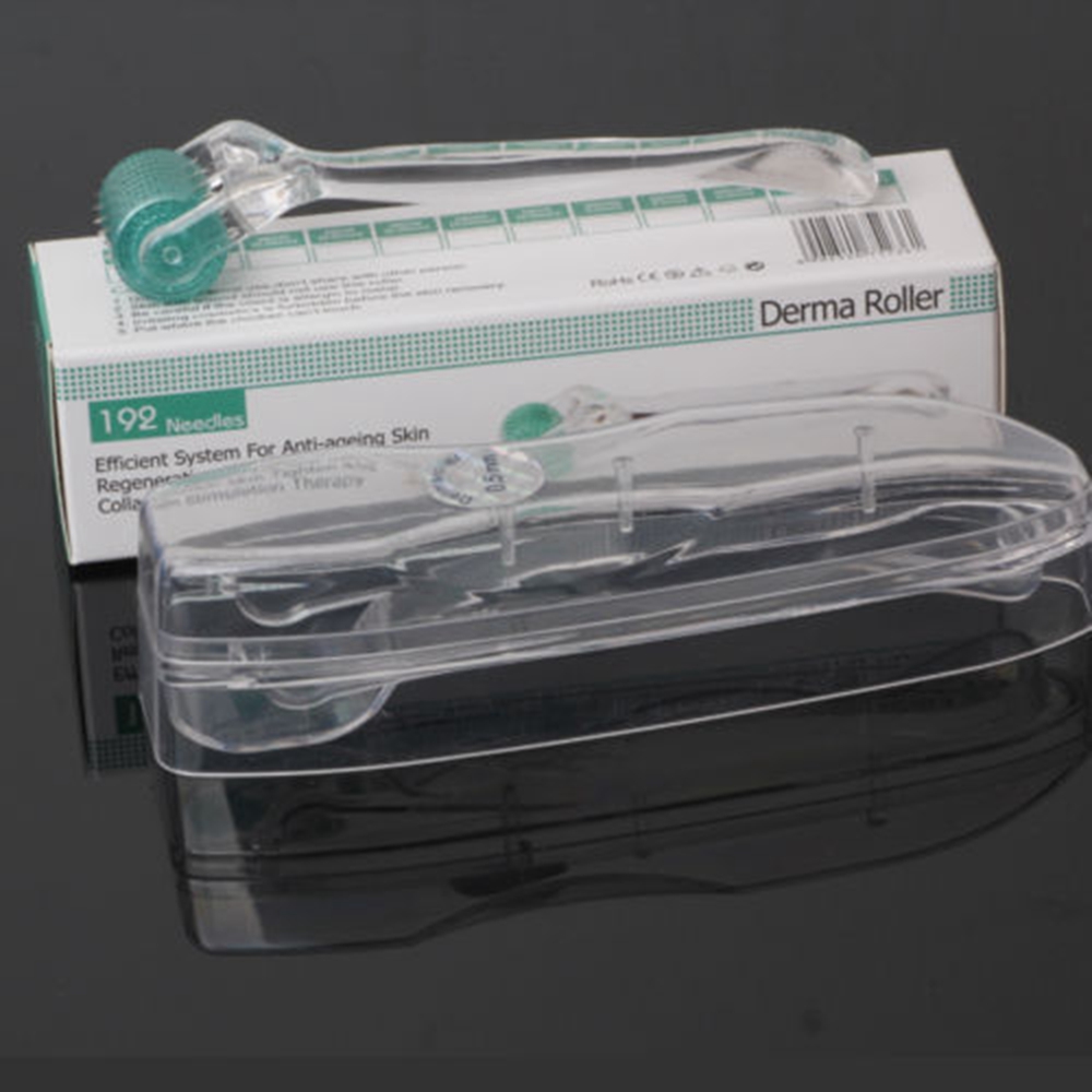 192 needles Derma Roller Body Face Skin Roller Microneedle dermaroller for Acne Scars Wrinkles Stretch Marks Removal
192 needles Derma Roller Body Face Skin Roller Microneedle dermaroller for Acne Scars Wrinkles Stretch Marks Removal