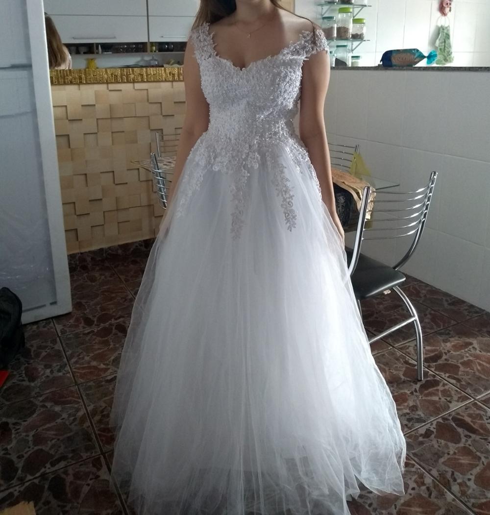 Vintage Ball Gowns Spaghetti Straps White Ivory Tulle Wedding Dresses with Pearls Bridal Dress Marriage Lace Up Empire Custom