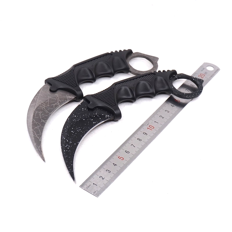 

Counter-Strike Cs go Karambit Knife Outdoor Camping Hunting Fixed Blade Pocket Knife Survival Tactical Claw Knives EDC Tools