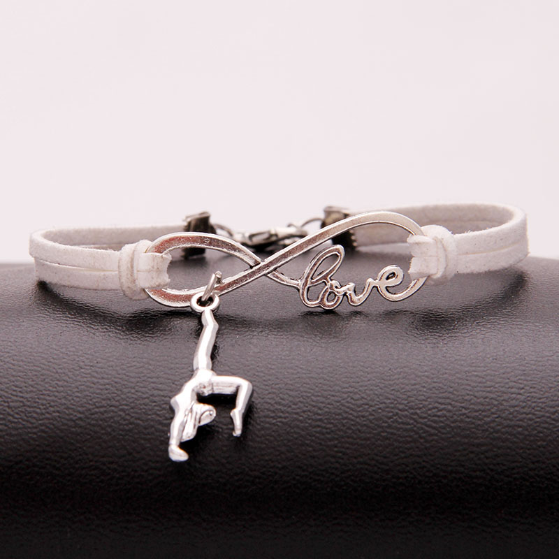 10pcs/lot Infinity Love 8 Bracelet sports Gymnasts Charm Pendant Women/Men Simple Mixed Bracelets/Bangle Jewelry Gift 10 Color A14, Golden;silver
10pcs/lot Infinity Love 8 Bracelet sports Gymnasts Charm Pendant Women/Men Simple Mixed Bracelets/Bangle Jewelry Gift 10 Color A14, Golden;silver