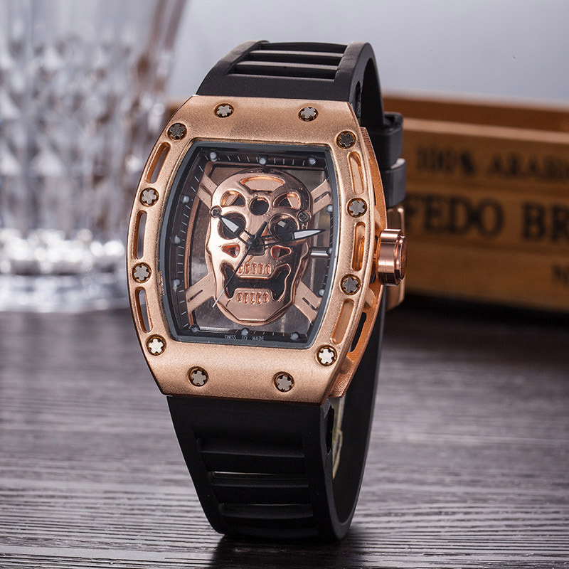 Casual Fashion Hollow Ghost Head Skeleton Watches men Top Brand Army Skull sport quartz watch
Casual Fashion Hollow Ghost Head Skeleton Watches men Top Brand Army Skull sport quartz watch