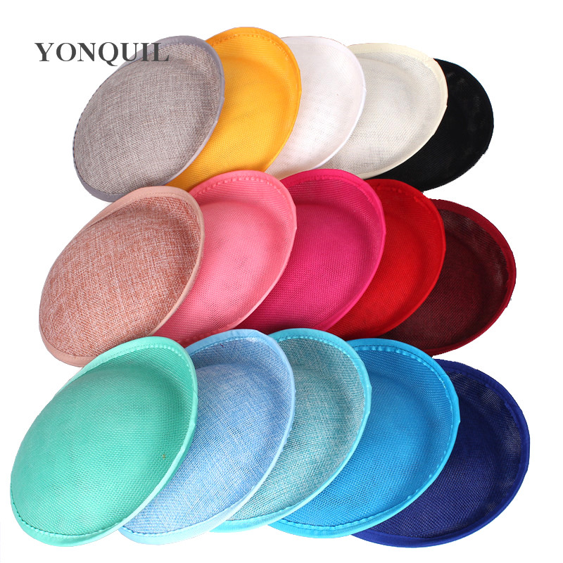 Fascinator Base hat 15 colors Imitation 20cm Sinamay hat bridal wedding DIY hair accessories women party headwear material supplies headmade
Fascinator Base hat 15 colors Imitation 20cm Sinamay hat bridal wedding DIY hair accessories women party headwear material supplies headmade