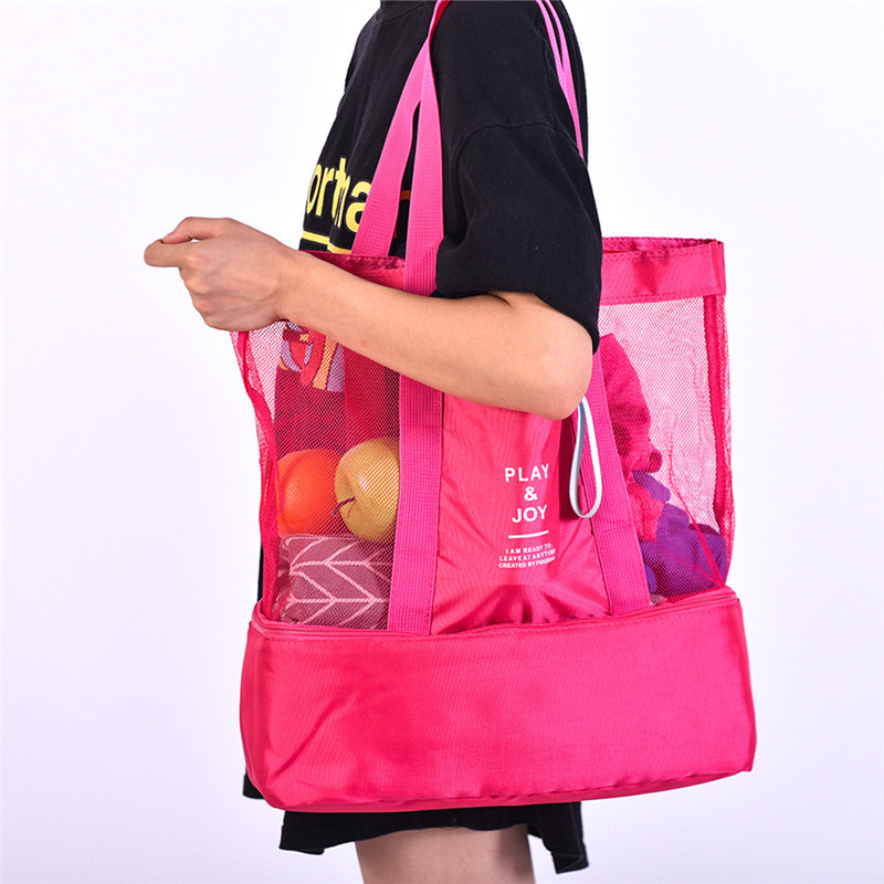 Multifunction Insulated Cooler Bag Double Layer Picnic Lunch Handbag Outdoor Travel Kitchenware Mesh Tote Makeup Storage Bags 3 Color A41505, Multi
Multifunction Insulated Cooler Bag Double Layer Picnic Lunch Handbag Outdoor Travel Kitchenware Mesh Tote Makeup Storage Bags 3 Color A41505, Multi